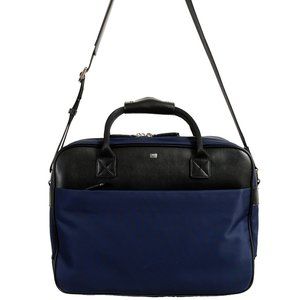 Cavalli Class Men's "Hunter" Navy Blue Briefcase Bag